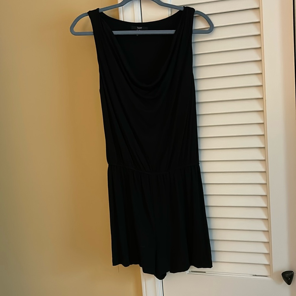Tart Cotton romper with scoop neck